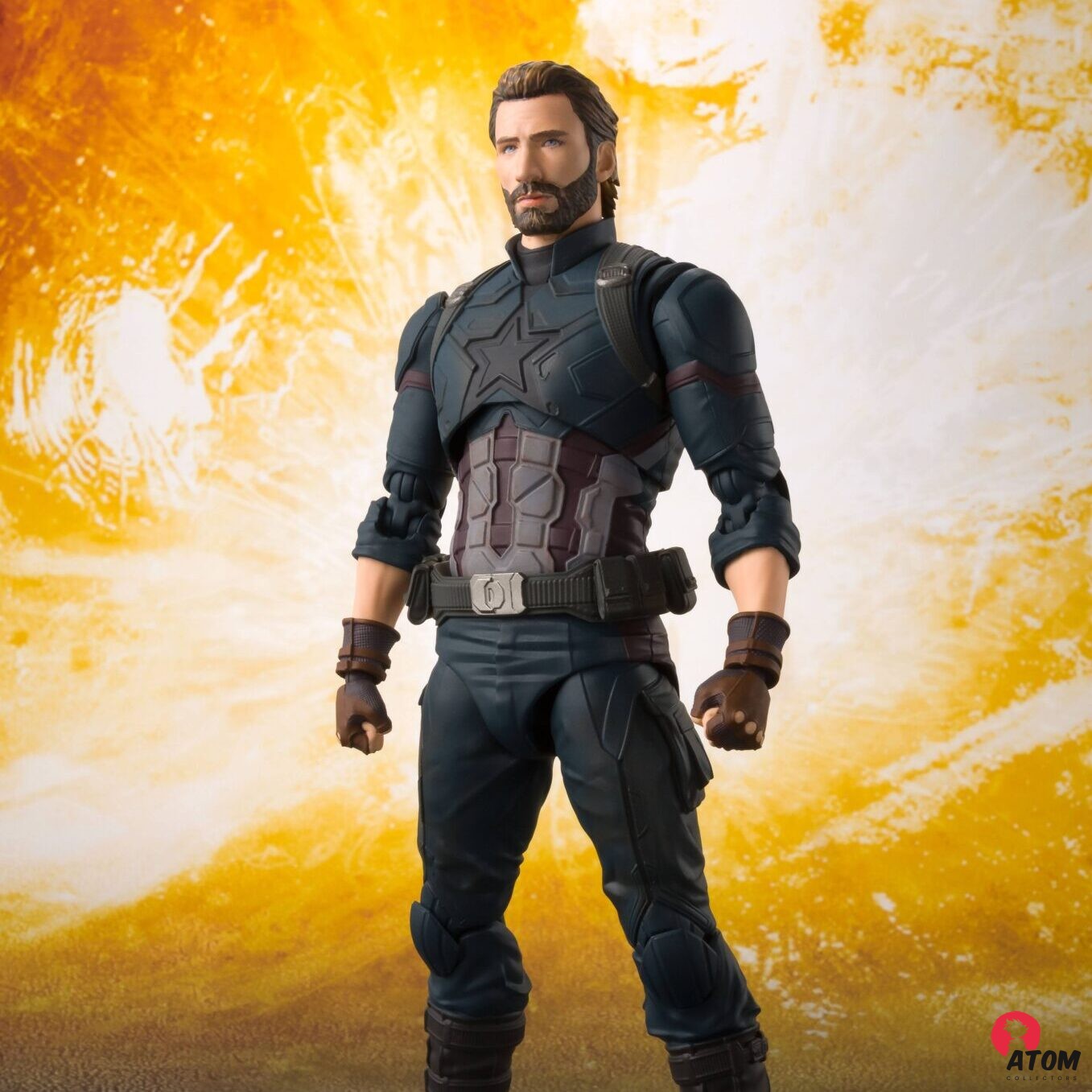 Figurine S.H. Figuarts - Marvel - Avengers Infinity War Captain America & Tamashii Effect Explosion 16 cm. Bandai Tamashii Nations
