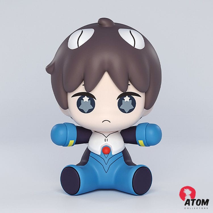 Rebuild of Evangelion figurine Chibi Huggy Good Smile Shinji Ikari: Plugsuit Ver. (7 cm) - Good Smile Company