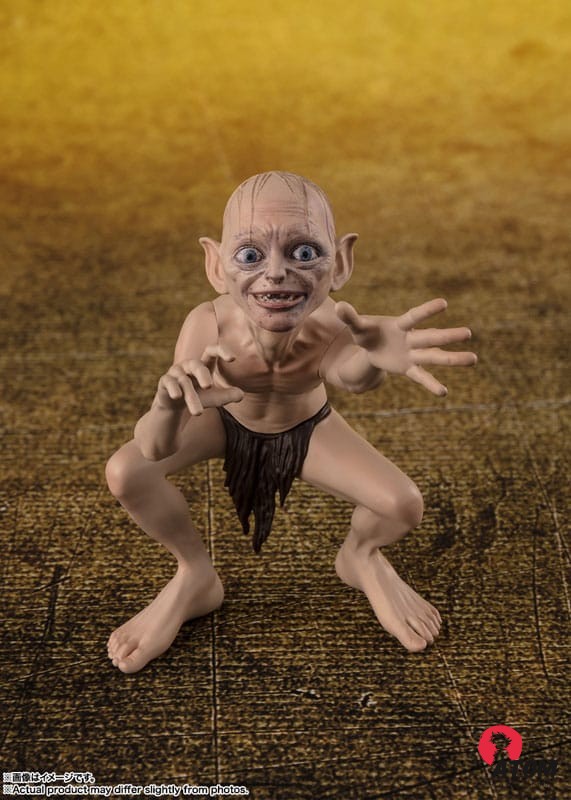 Figurine S.H Figuarts - Lord of the Rings - Frodon Baggins & Gollum (12 et 6 cm). Bandai Tamashii Nations – Image 6