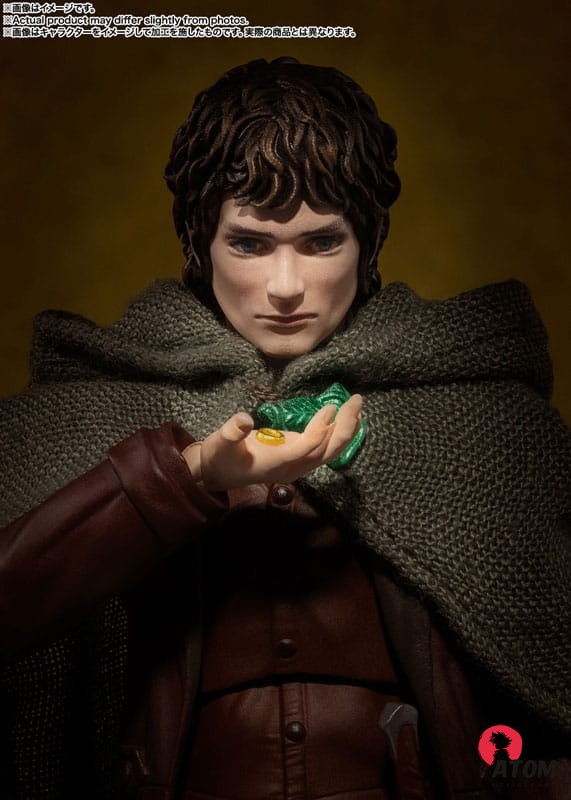 Figurine S.H Figuarts - Lord of the Rings - Frodon Baggins & Gollum (12 et 6 cm). Bandai Tamashii Nations – Image 5