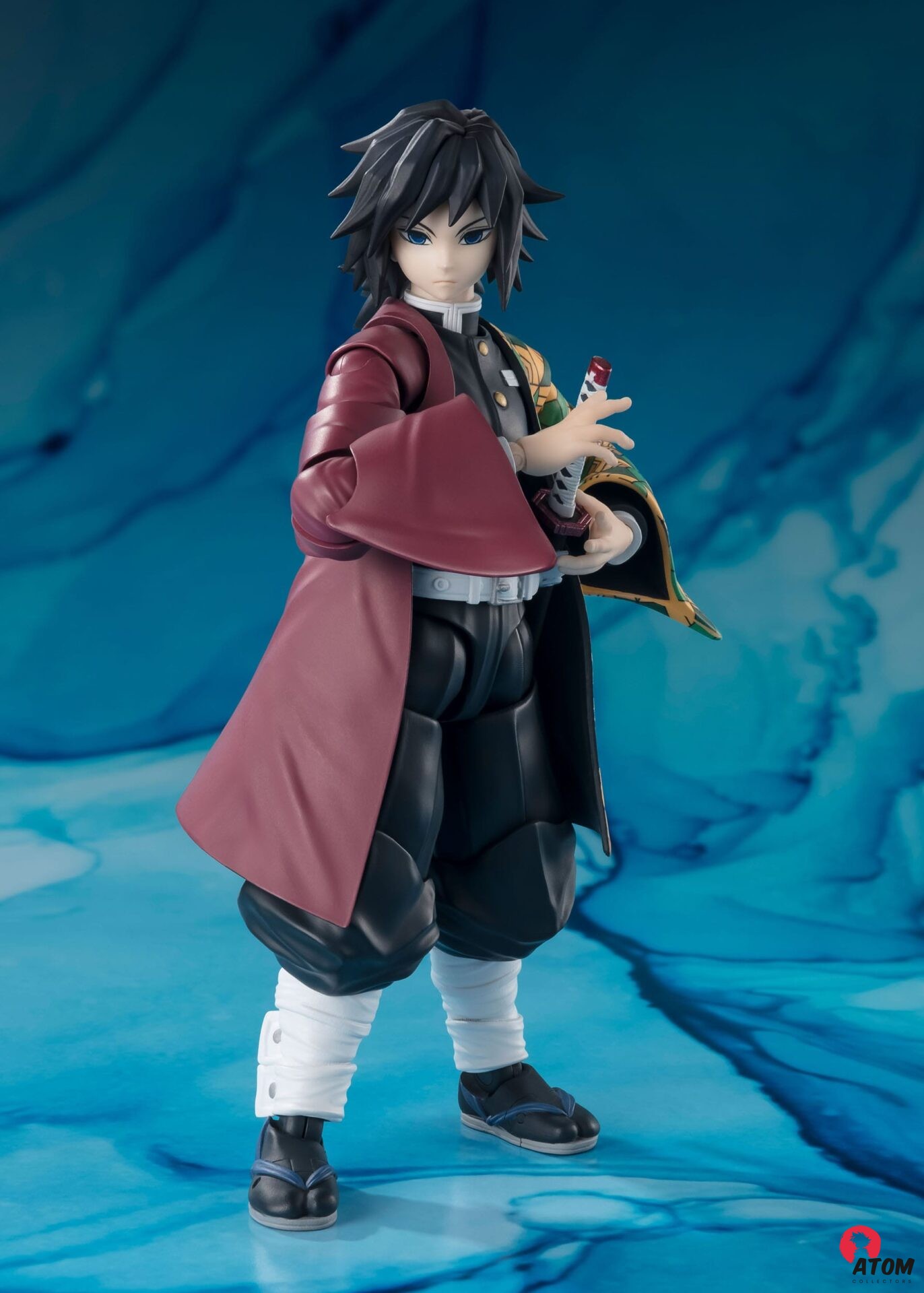Figurine S.H. Figuarts - Demon Slayer- Figurine Kimetsu no Yaiba - Giyu Tomioka- (15 cm) . Bandai Tamashii Nations – Image 4