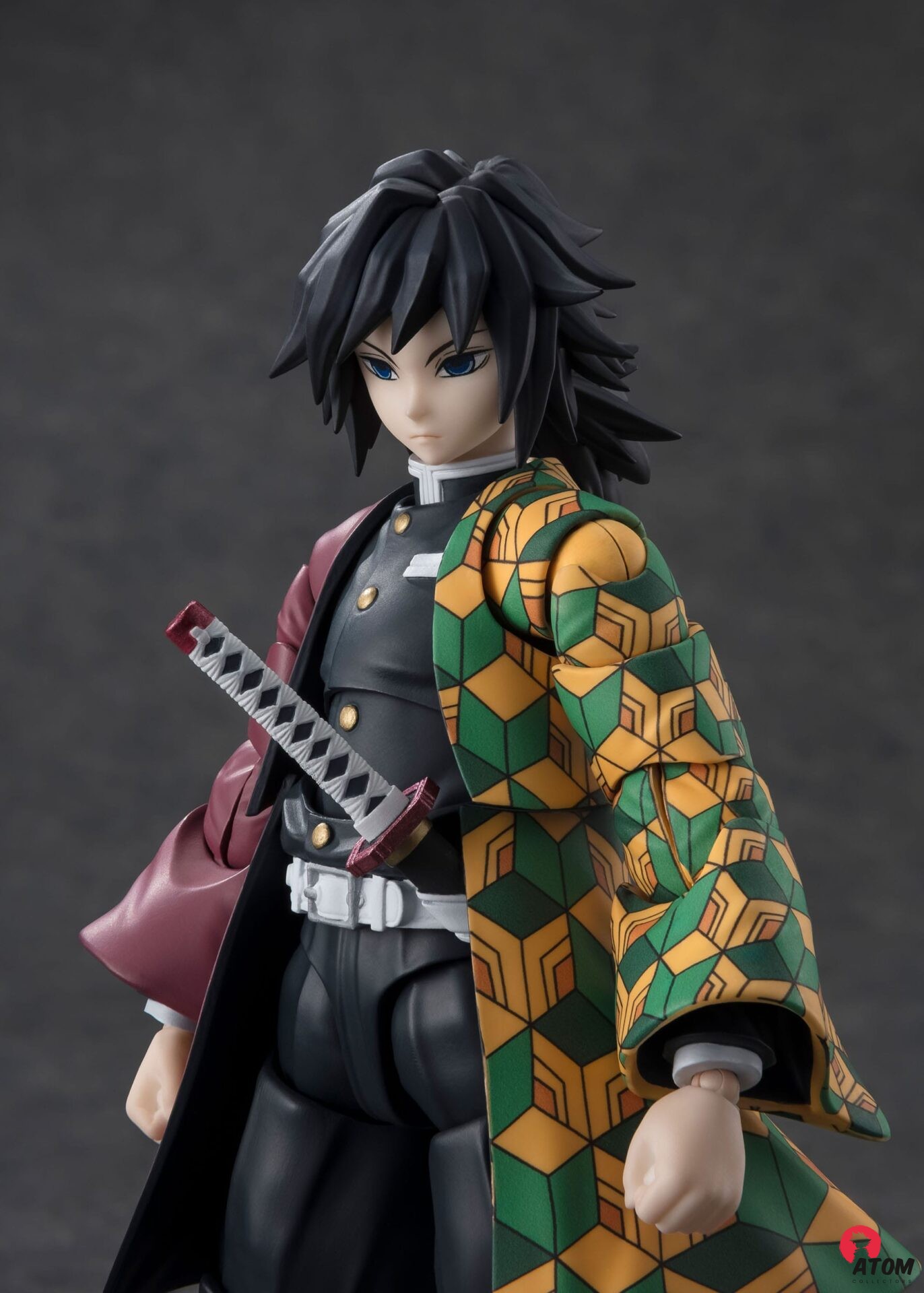 Figurine S.H. Figuarts - Demon Slayer- Figurine Kimetsu no Yaiba - Giyu Tomioka- (15 cm) . Bandai Tamashii Nations – Image 2