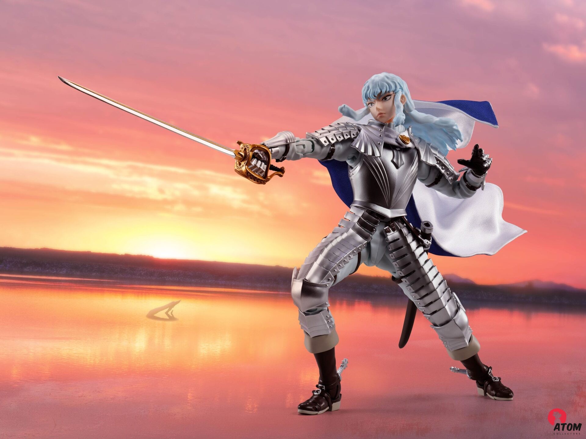 Figurine S.H. Figuarts Berserk - Griffith - The Band of the Hawk (16cm). Bandai Tamashii Nations – Image 3
