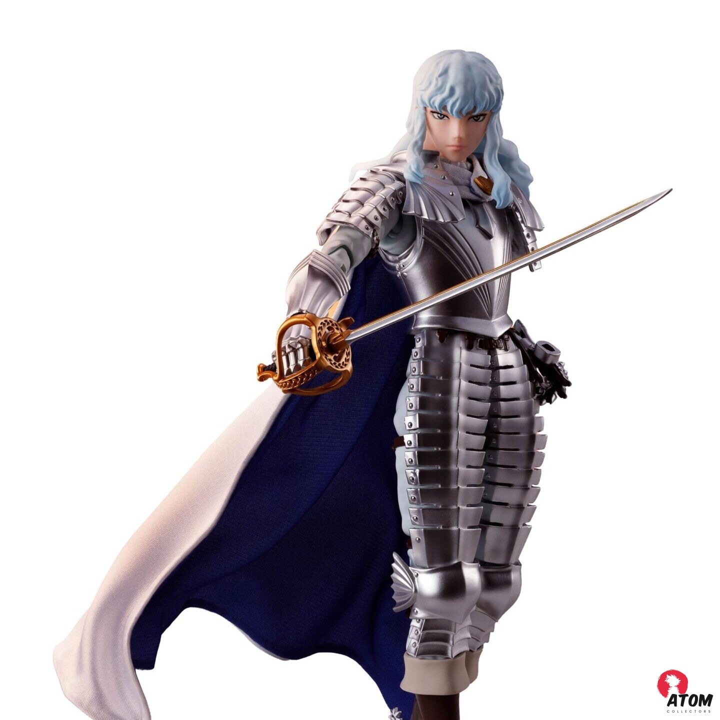 Figurine S.H. Figuarts Berserk - Griffith - The Band of the Hawk (16cm). Bandai Tamashii Nations