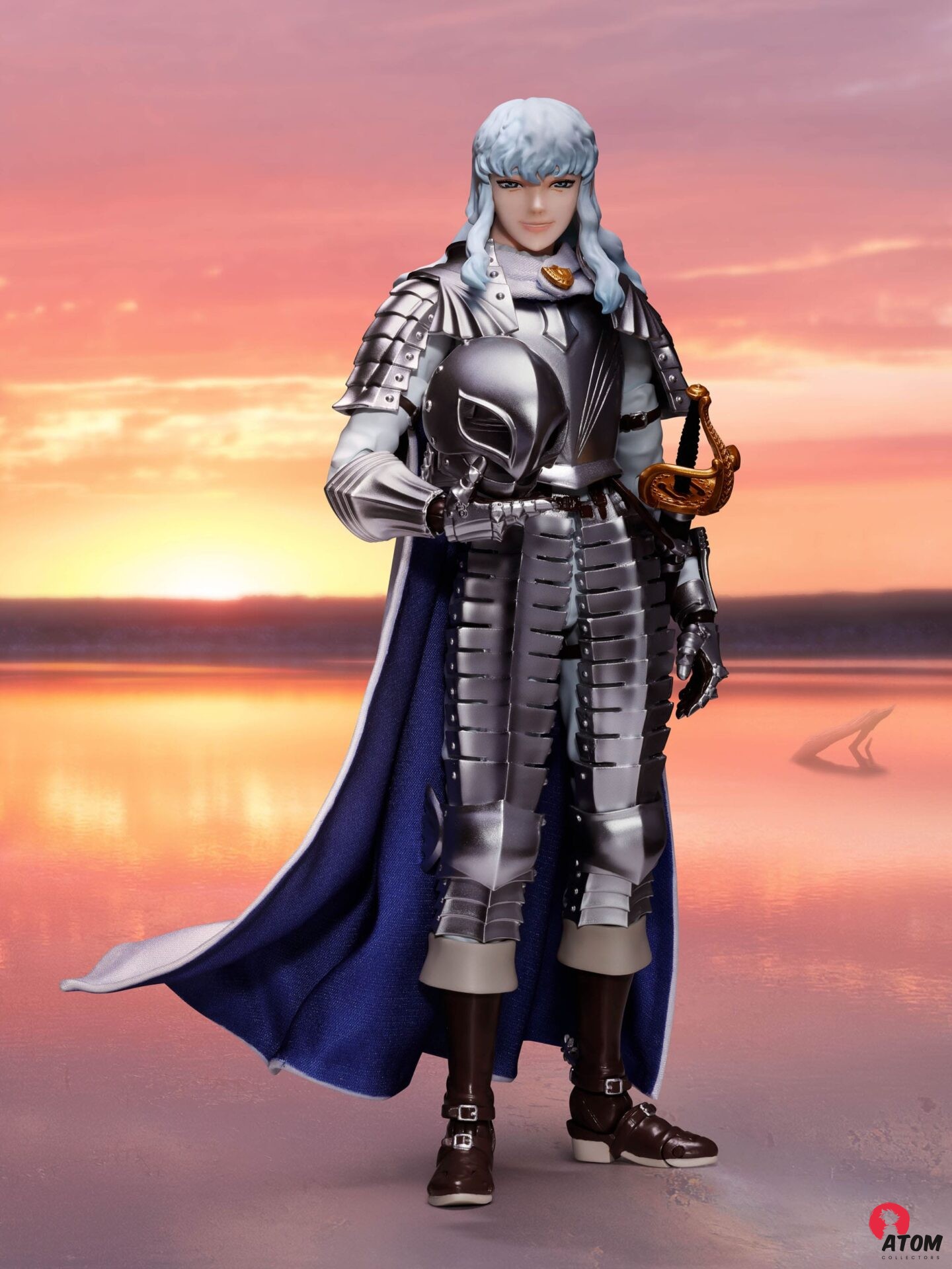 Figurine S.H. Figuarts Berserk - Griffith - The Band of the Hawk (16cm). Bandai Tamashii Nations – Image 5