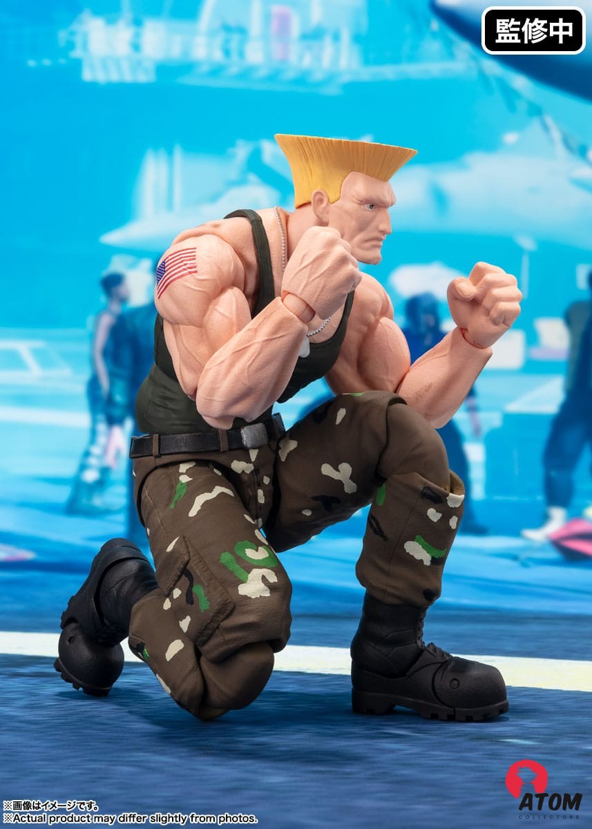 Figurine S.H. Figuarts - Street Fighter - Guile Outfit 2. Bandai Tamashii Nations – Image 4