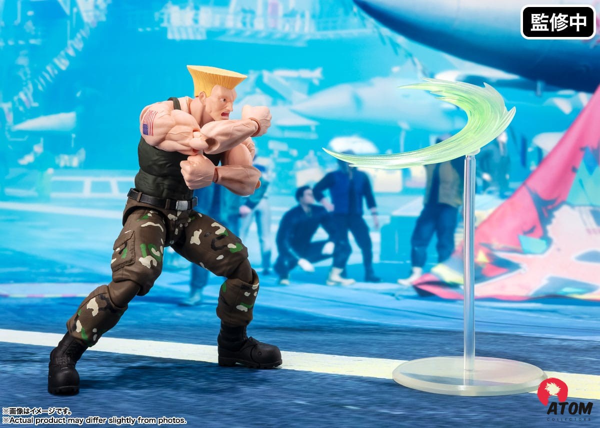 Figurine S.H. Figuarts - Street Fighter - Guile Outfit 2. Bandai Tamashii Nations