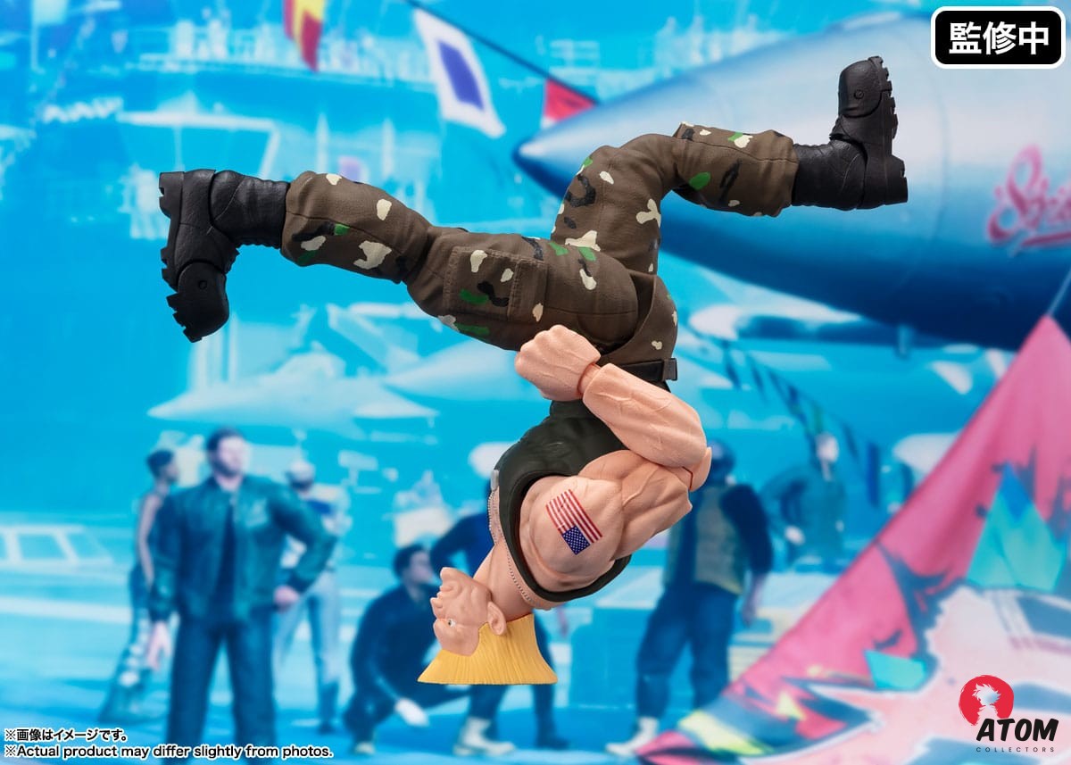 Figurine S.H. Figuarts - Street Fighter - Guile Outfit 2. Bandai Tamashii Nations – Image 2