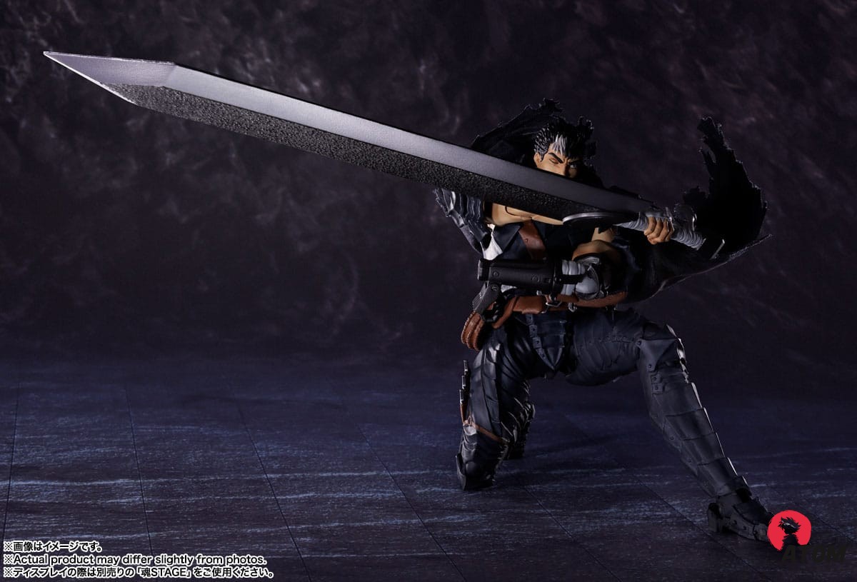 Figurine S.H. Figuarts Berserk - Guts (Armure de Berserker) (16cm). Bandai Tamashii Nations – Image 4