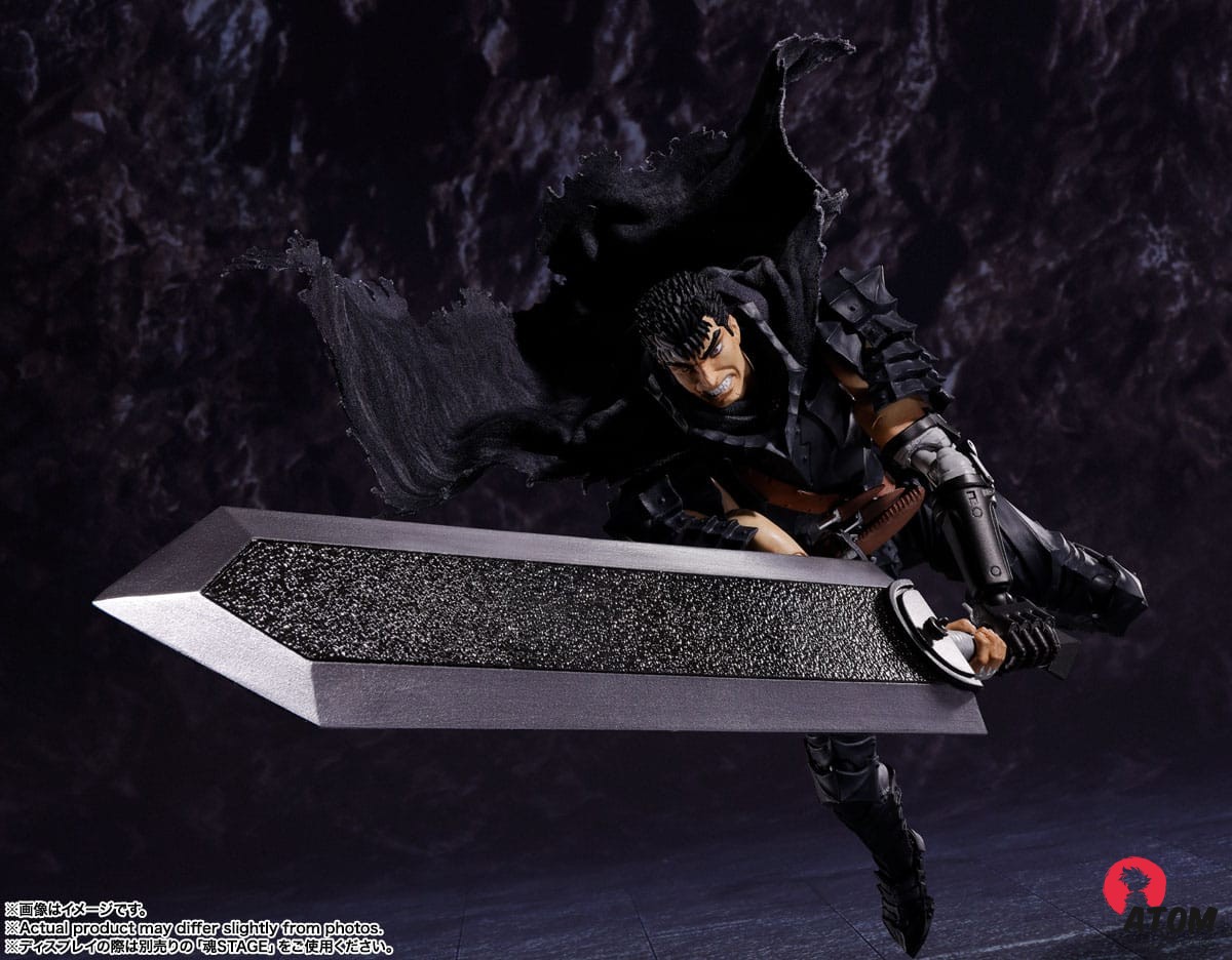 Figurine S.H. Figuarts Berserk - Guts (Armure de Berserker) (16cm). Bandai Tamashii Nations – Image 3