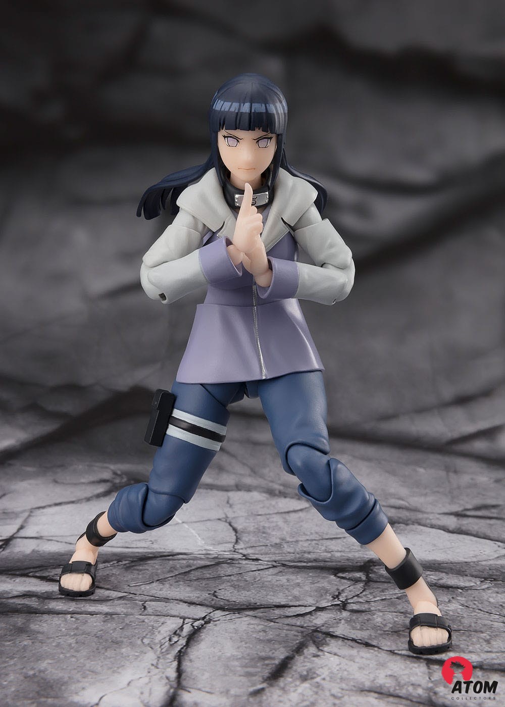 Figurine S.H. Figuarts - Naruto - Figurines Hinata Hyuga Virtuous Byakugan - (13 cm) . Bandai Tamashii Nations – Image 4