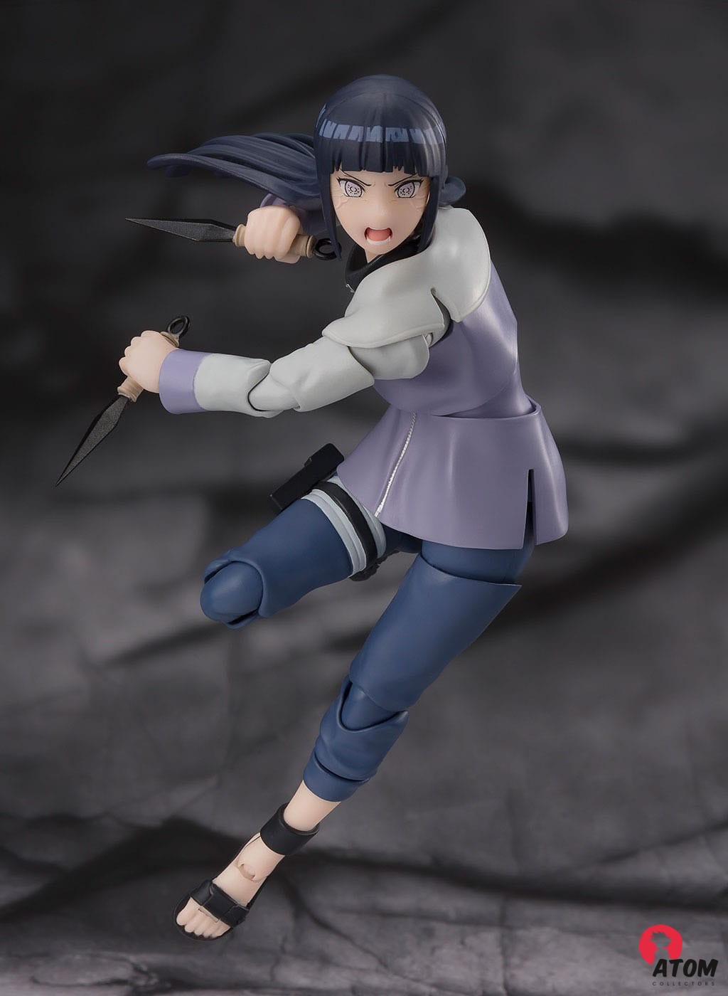 Figurine S.H. Figuarts - Naruto - Figurines Hinata Hyuga Virtuous Byakugan - (13 cm) . Bandai Tamashii Nations – Image 7