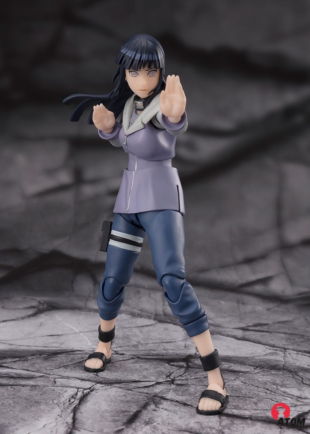 Figurine S.H. Figuarts - Naruto - Figurines Hinata Hyuga Virtuous Byakugan - (13 cm) . Bandai Tamashii Nations – Image 3