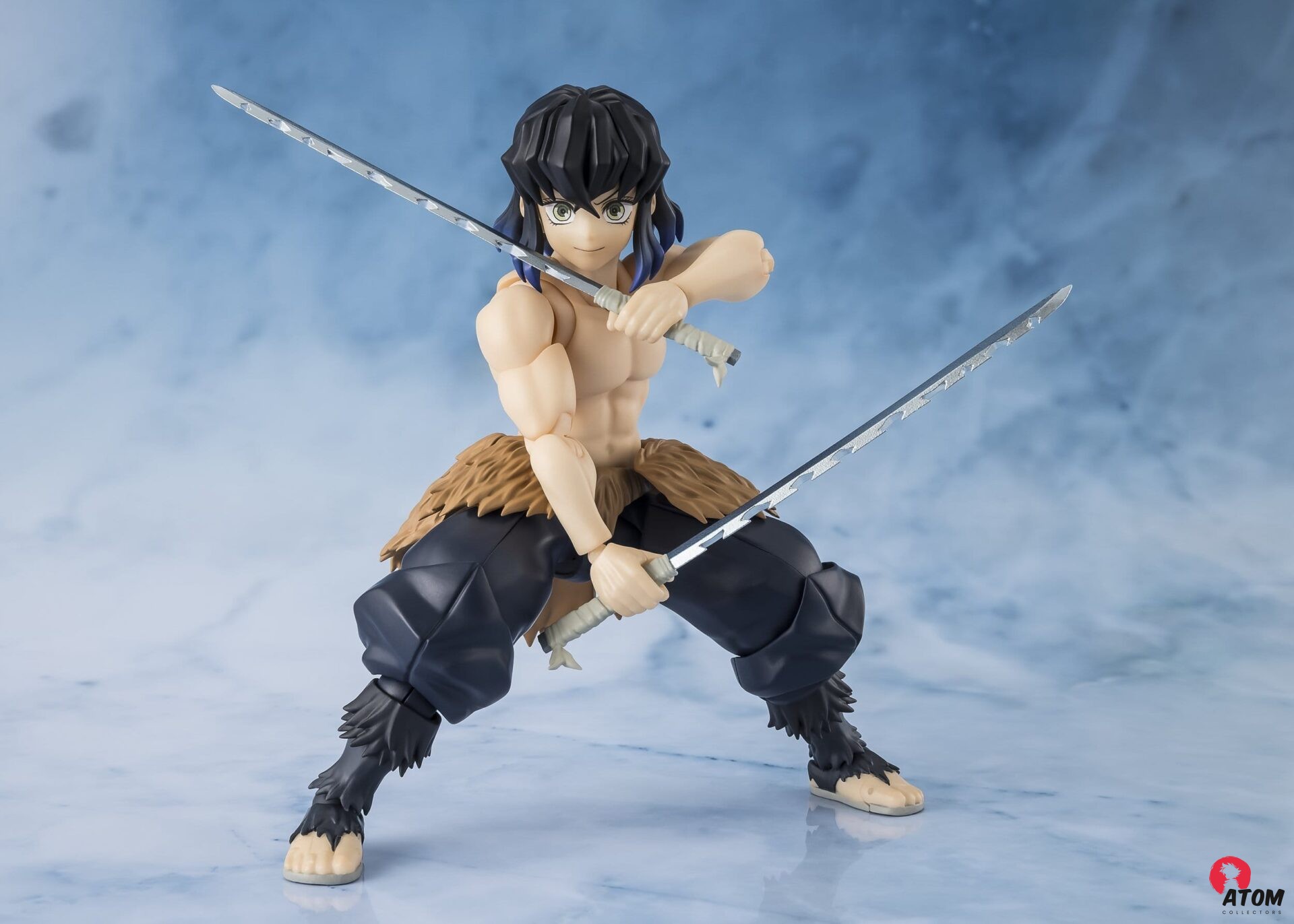 Figurine S.H. Figuarts - Demon Slayer- Figurine Kimetsu no Yaiba - Inosuke Hashibira - (14 cm) . Bandai Tamashii Nations – Image 3