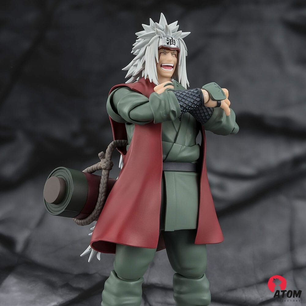 Figurine S.H. Figuarts - Naruto - Figurines Jiraiya Hidden Leaf Heroic Master Sage (Sage Mode Set) - (17 cm) . Bandai Tamashii Nations
