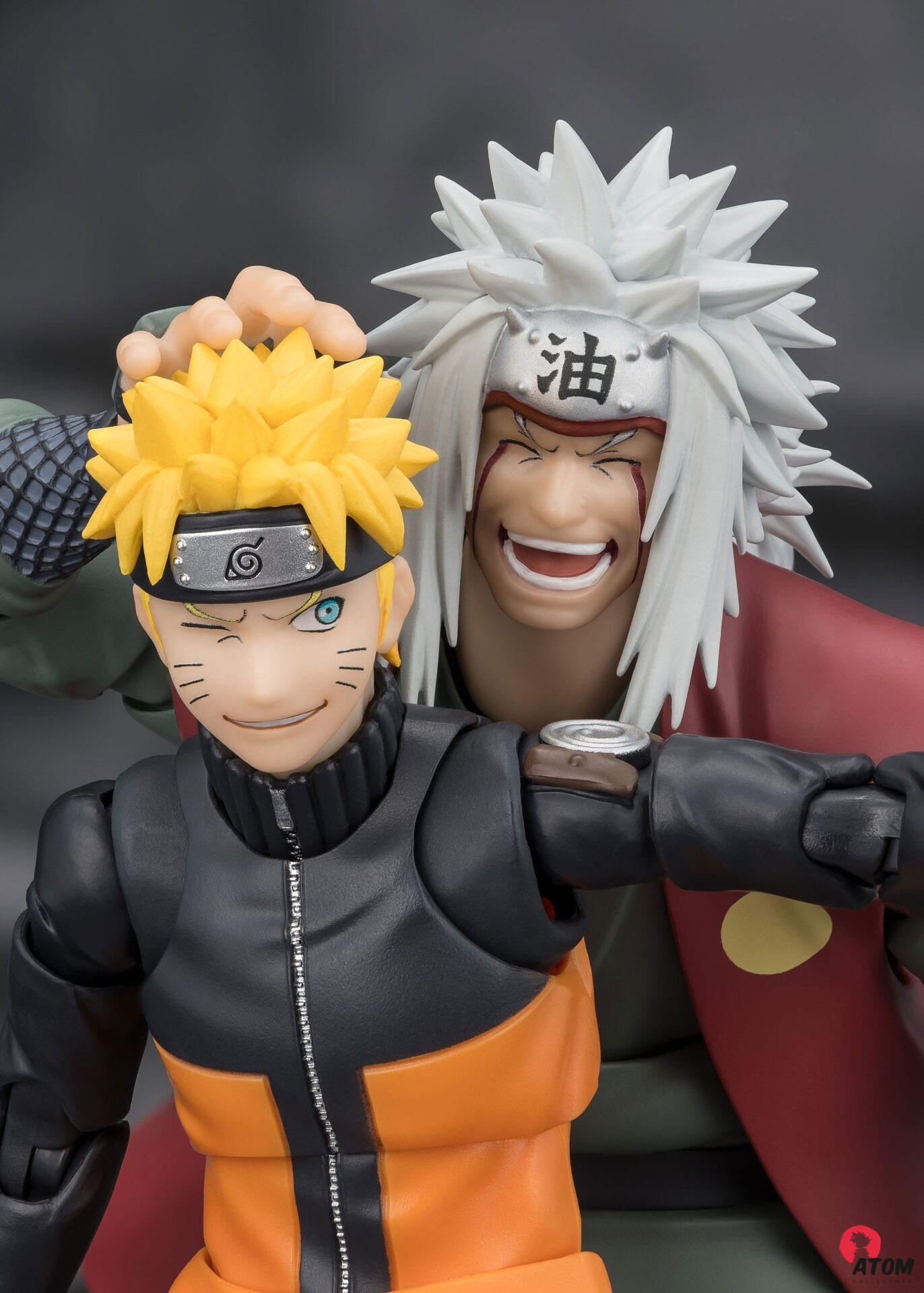 Figurine S.H. Figuarts - Naruto - Figurines Jiraiya Hidden Leaf Heroic Master Sage (Sage Mode Set) - (17 cm) . Bandai Tamashii Nations – Image 8