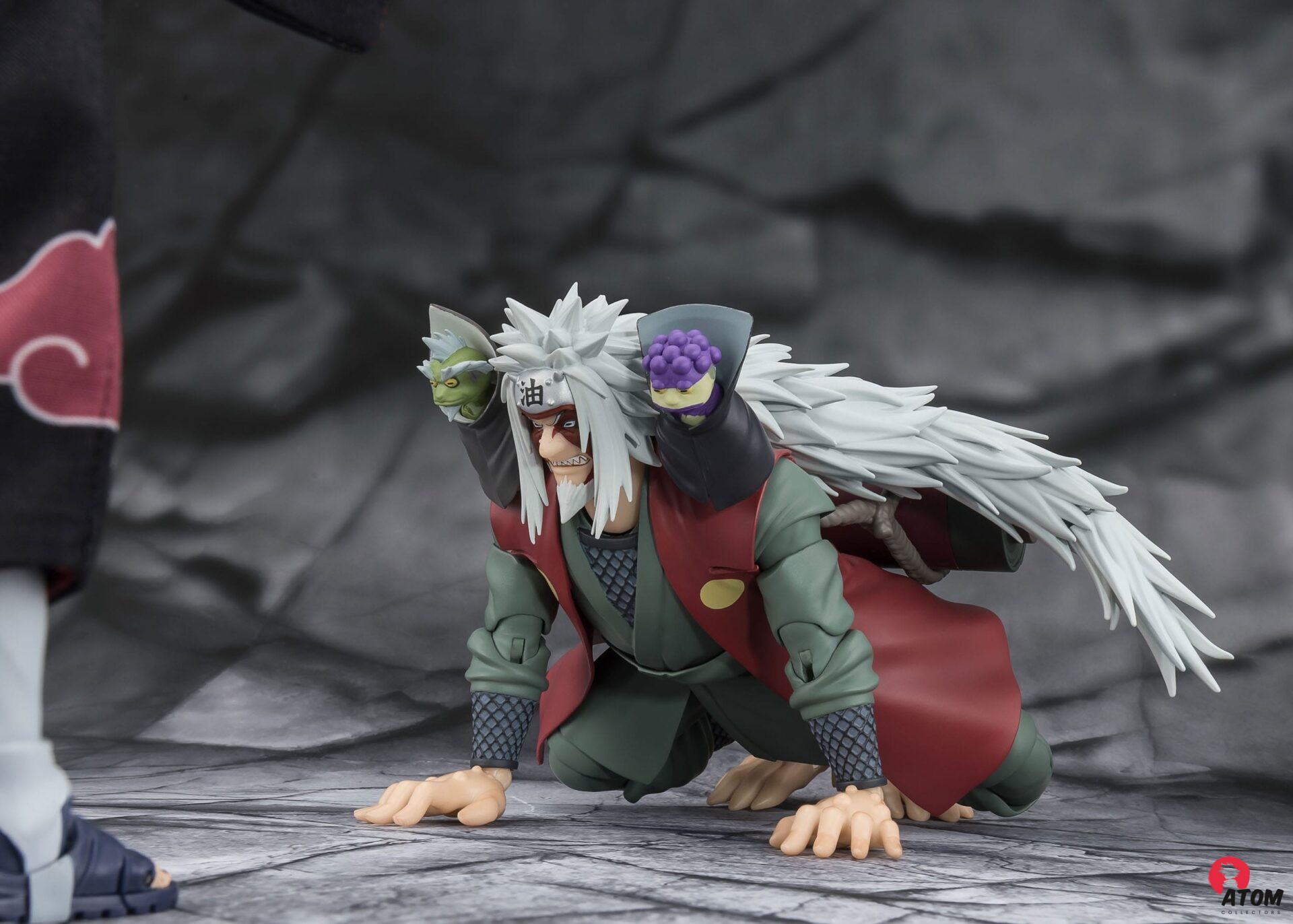 Figurine S.H. Figuarts - Naruto - Figurines Jiraiya Hidden Leaf Heroic Master Sage (Sage Mode Set) - (17 cm) . Bandai Tamashii Nations – Image 5