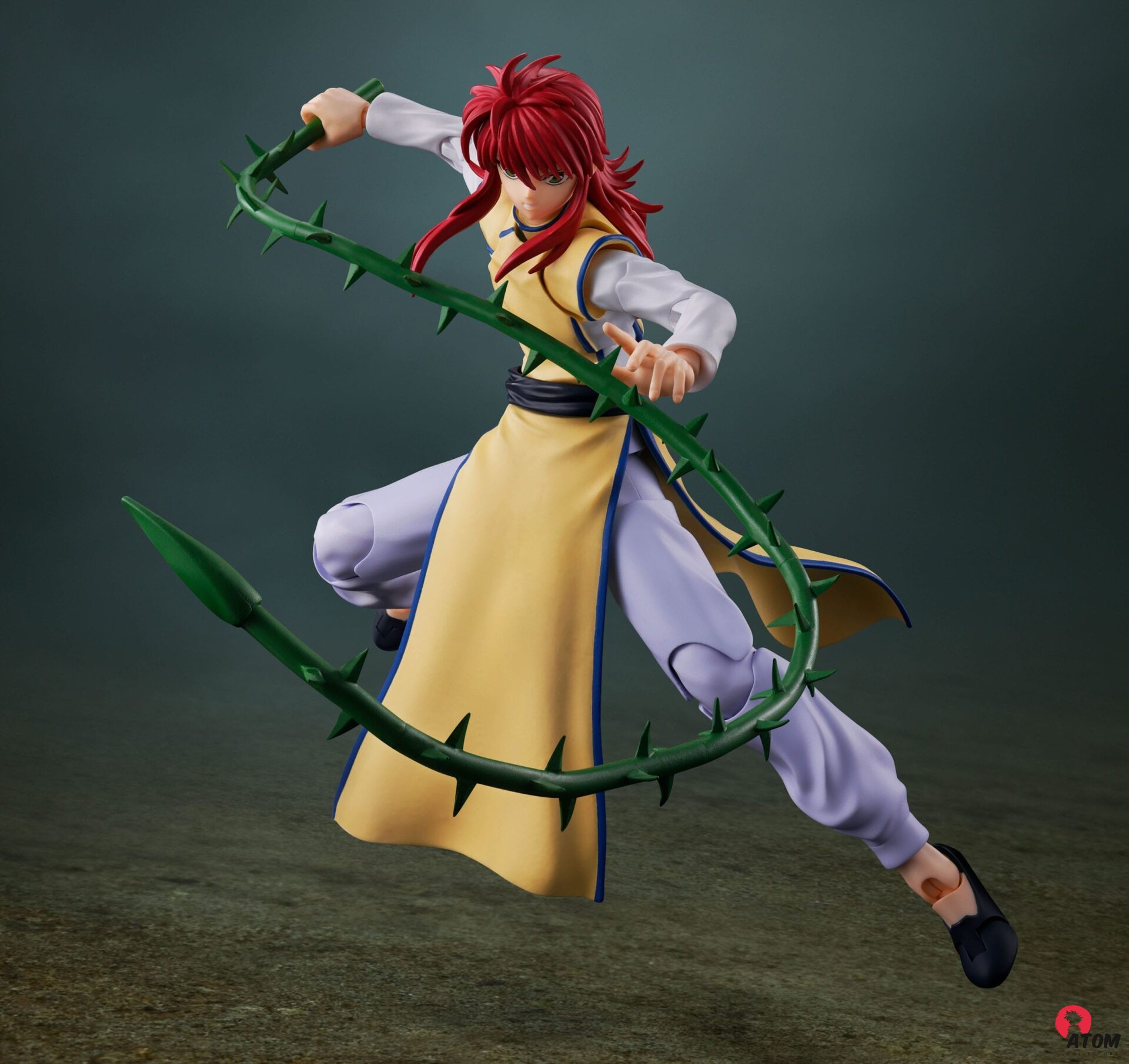 Figurine S.H. Figuarts - Yu Yu Hakusho - Figurine Kurama - (15 cm) . Bandai Tamashii Nations – Image 3