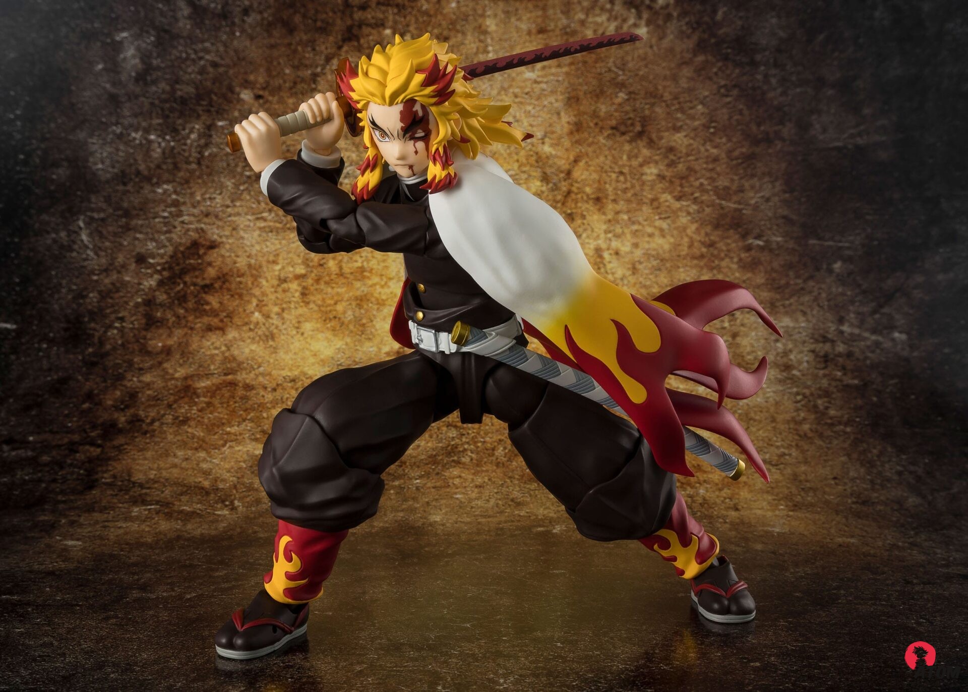 Figurine S.H. Figuarts - Demon Slayer- Figurine Kyojuro Rengoku - (15 cm) . Bandai Tamashii Nations – Image 4