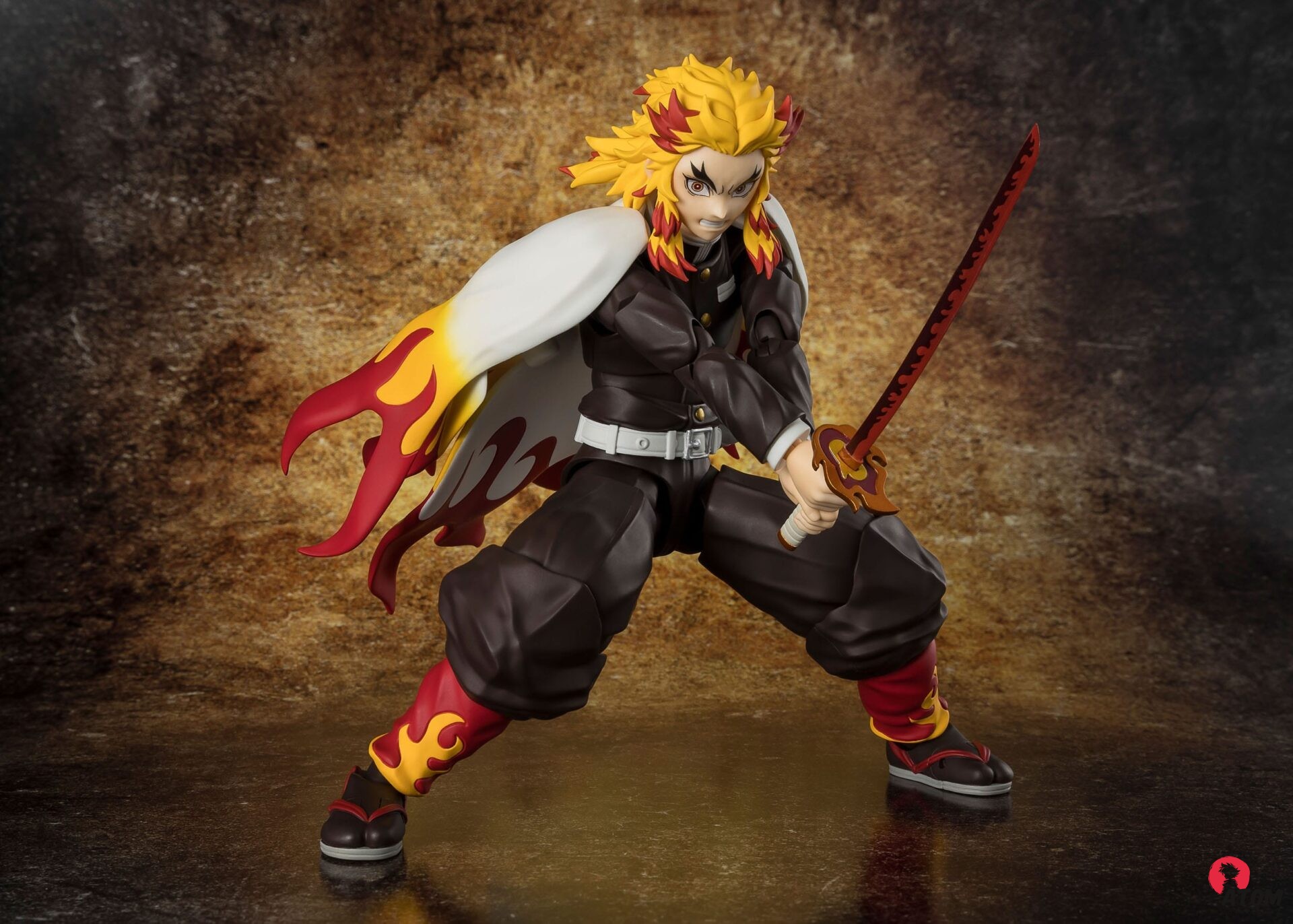 Figurine S.H. Figuarts - Demon Slayer- Figurine Kyojuro Rengoku - (15 cm) . Bandai Tamashii Nations – Image 5