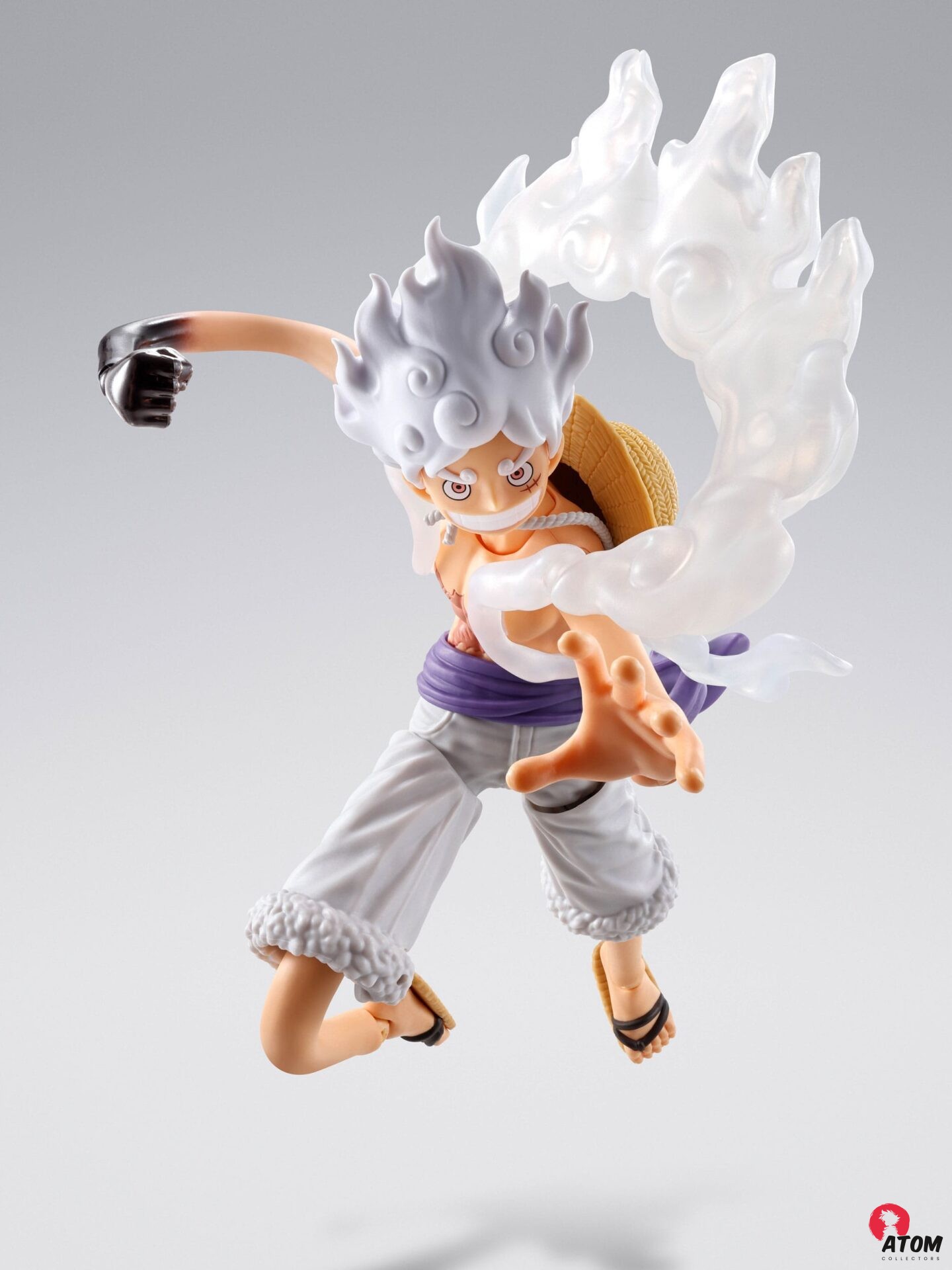 Figurine S.H. Figuarts - One Piece - Monkey D. Luffy Gear 5 - Future Island EggHead (15cm). Bandai Tamashii Nations – Image 2