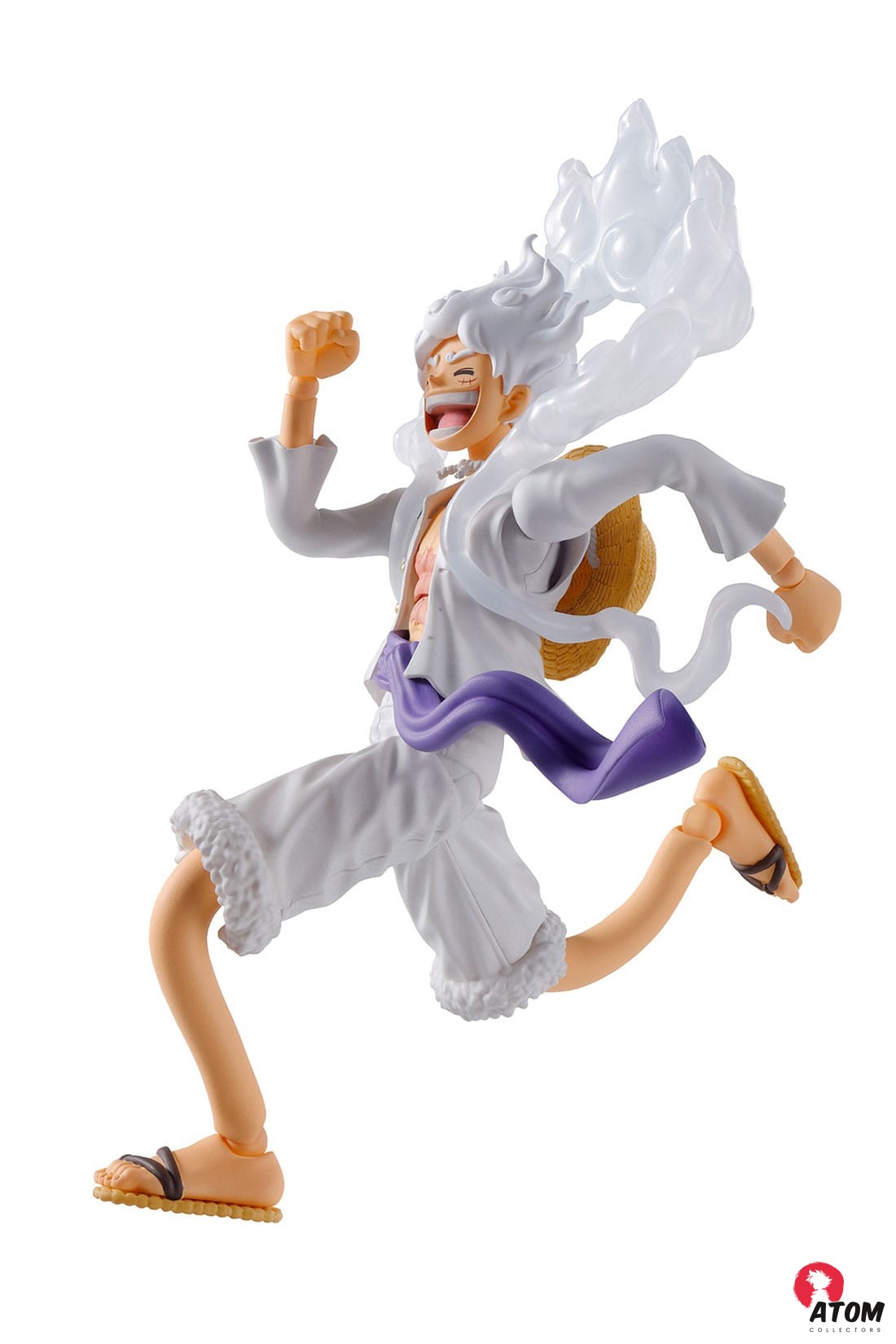 Figurine S.H. Figuarts - One Piece - Monkey D. Luffy Gear 5 (15cm). Bandai Tamashii Nations