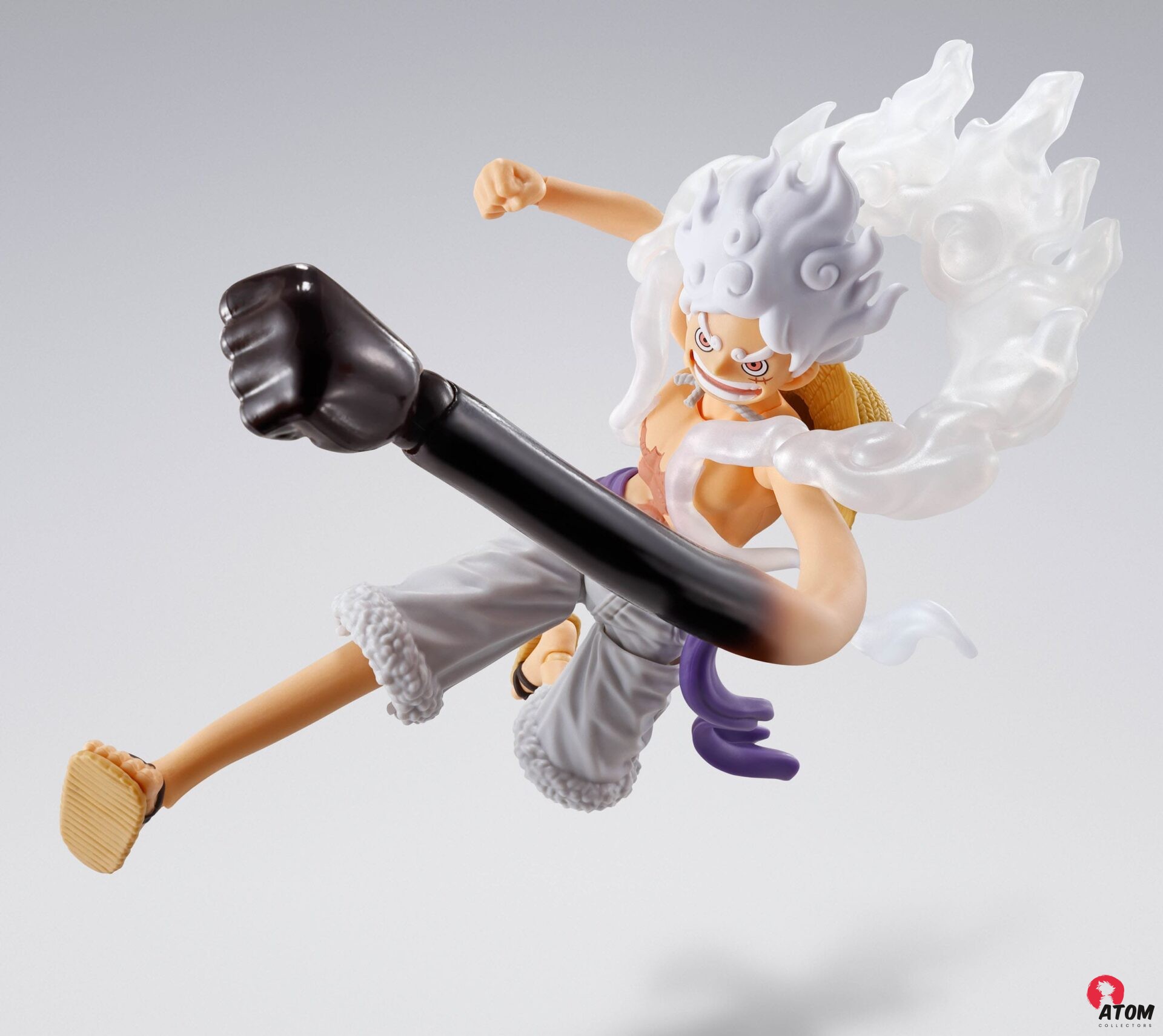 Figurine S.H. Figuarts - One Piece - Monkey D. Luffy Gear 5 - Future Island EggHead (15cm). Bandai Tamashii Nations – Image 4