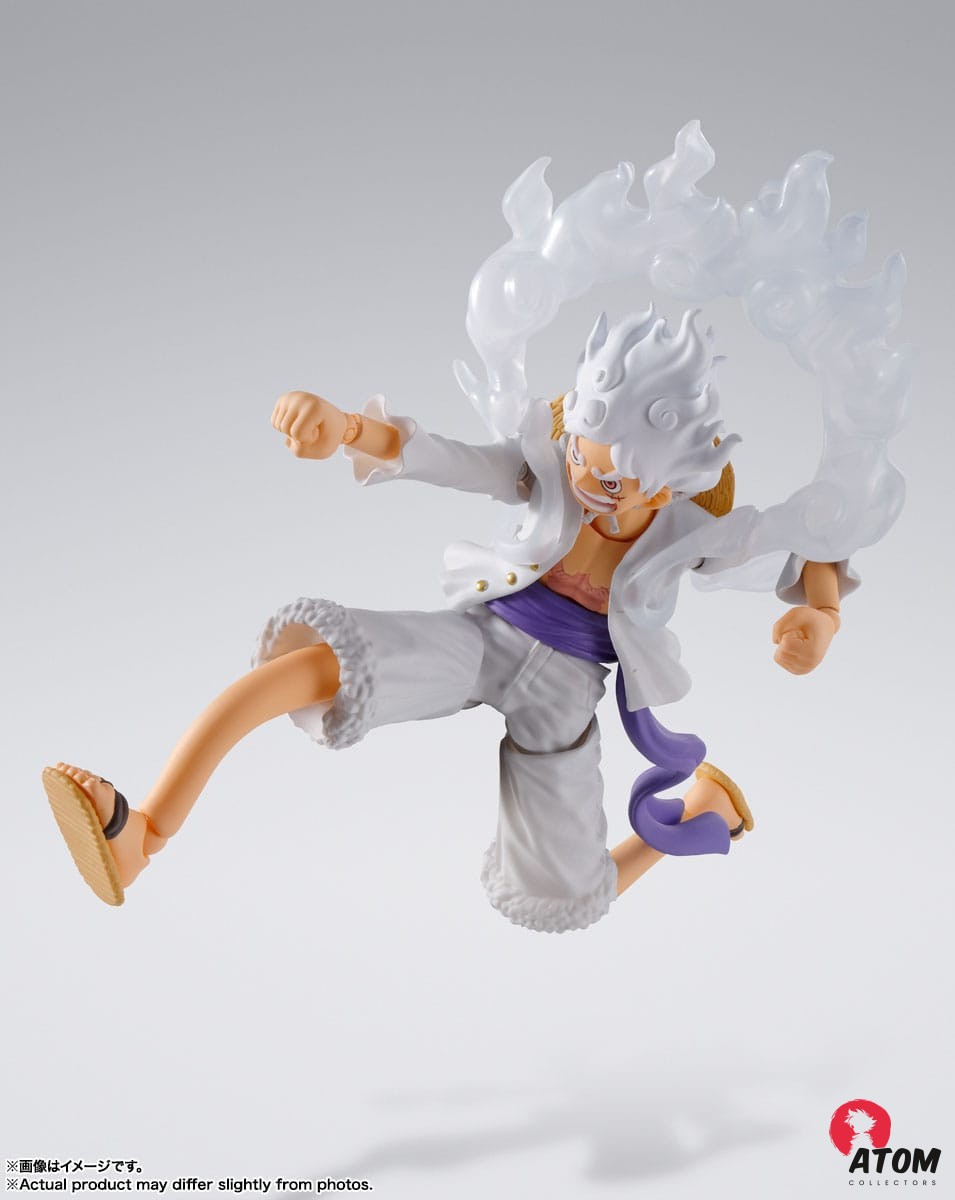 Figurine S.H. Figuarts - One Piece - Monkey D. Luffy Gear 5 (15cm). Bandai Tamashii Nations – Image 2
