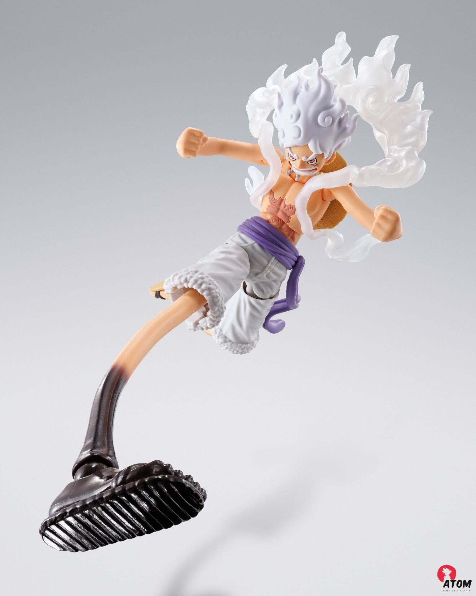 Figurine S.H. Figuarts - One Piece - Monkey D. Luffy Gear 5 - Future Island EggHead (15cm). Bandai Tamashii Nations – Image 3