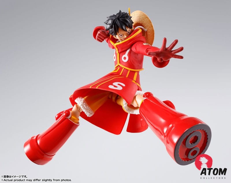 Figurine S.H. Figuarts - One Piece - Luffy Island Egghead - (15 cm) . Bandai Tamashii Nations – Image 4