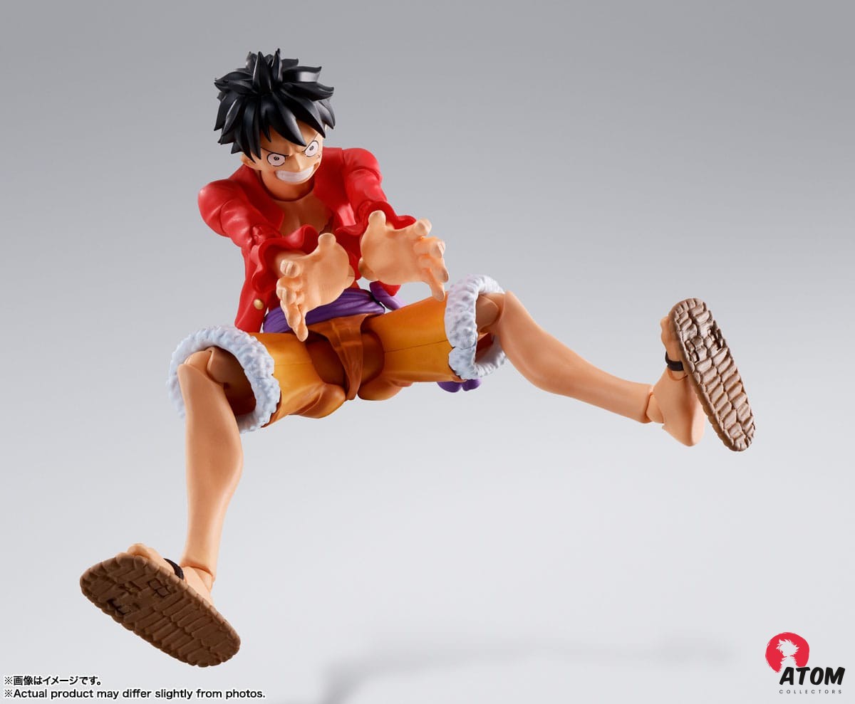 Figurine S.H. Figuarts - One Piece - Monkey D. Luffy (The Raid on Onigashima) - (14 cm) . Bandai Tamashii Nations – Image 3