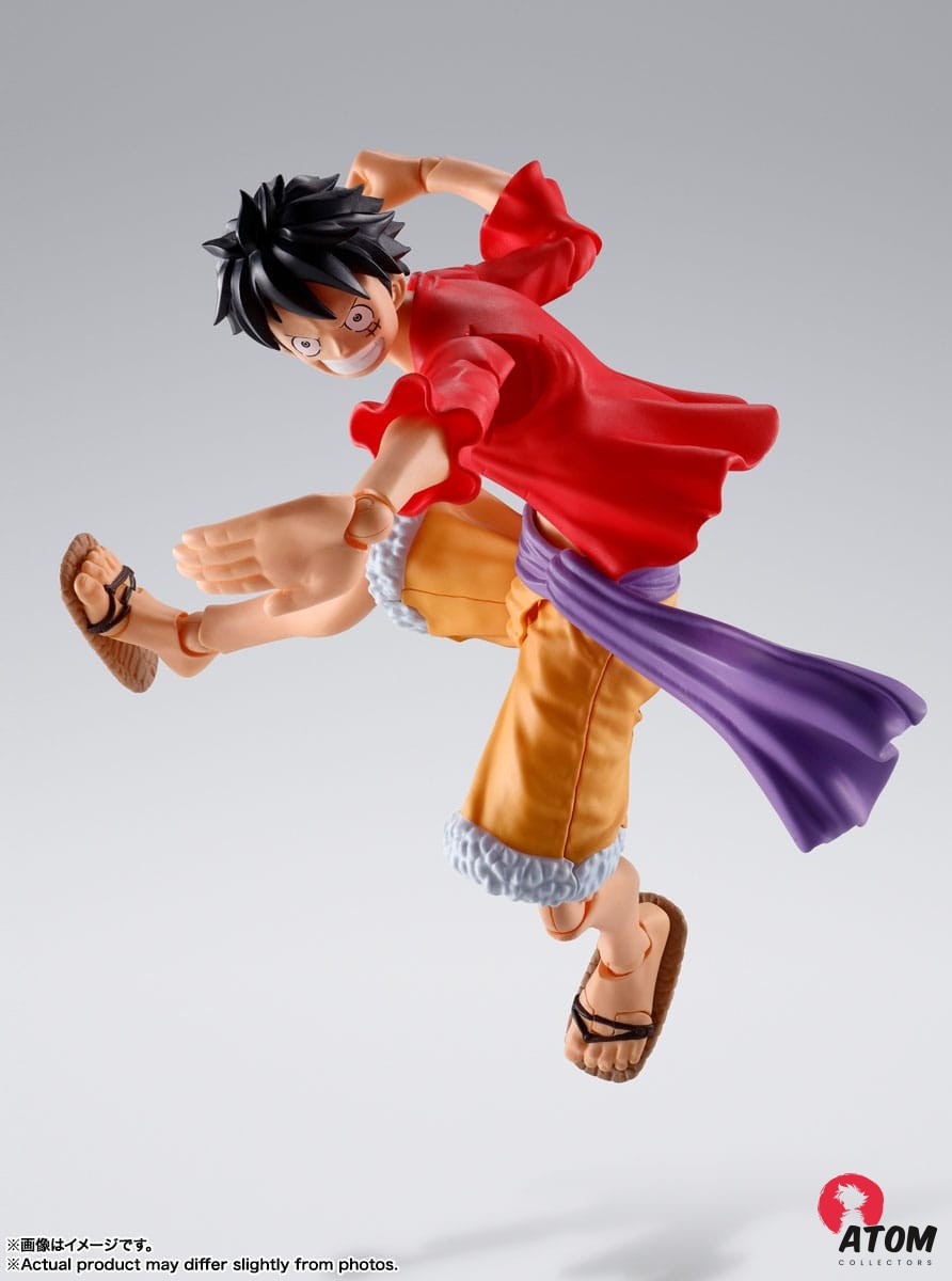 Figurine S.H. Figuarts - One Piece - Monkey D. Luffy (The Raid on Onigashima) - (14 cm) . Bandai Tamashii Nations – Image 4