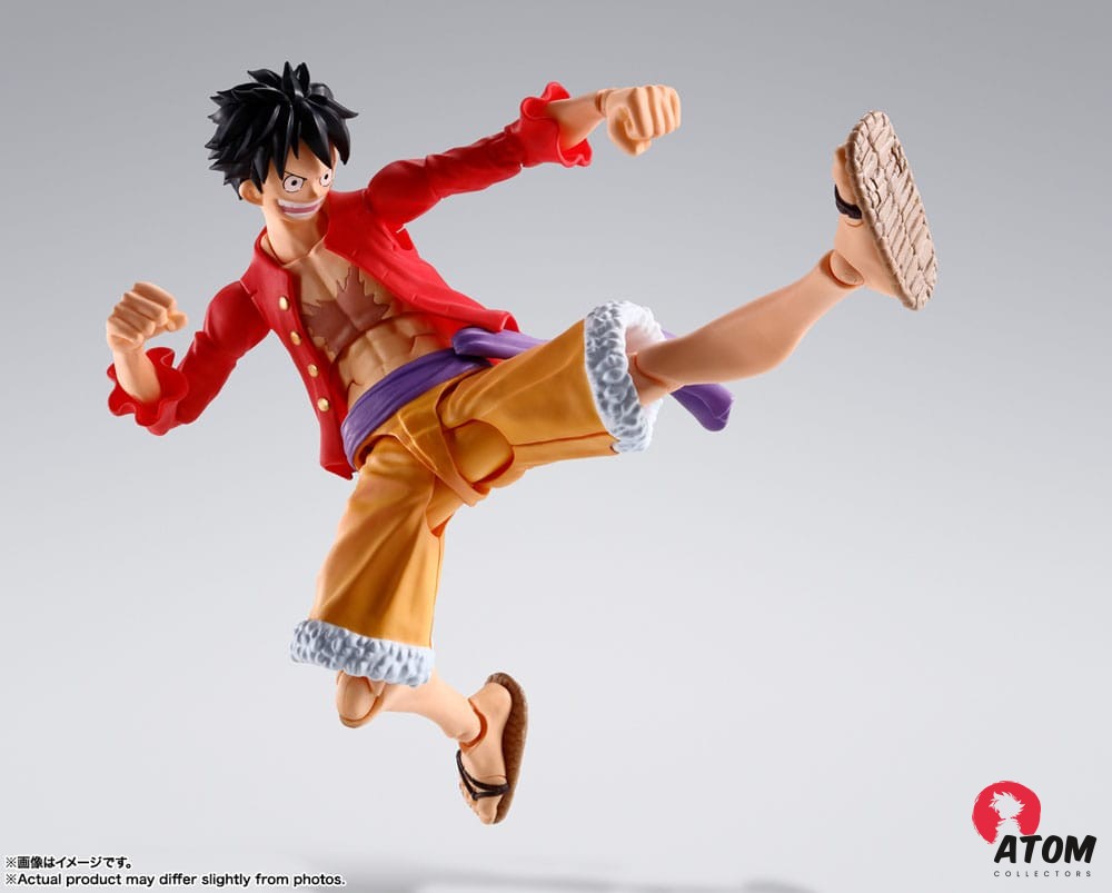 Figurine S.H. Figuarts - One Piece - Monkey D. Luffy (The Raid on Onigashima) - (14 cm) . Bandai Tamashii Nations – Image 6