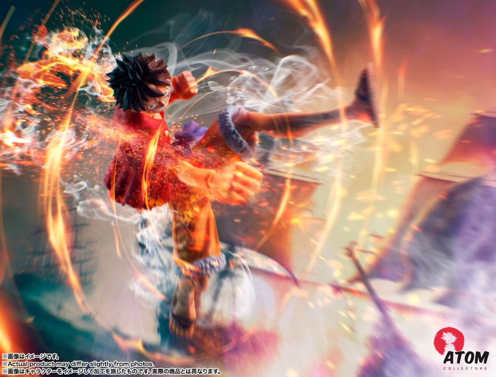 Figurine S.H. Figuarts - One Piece - Monkey D. Luffy (The Raid on Onigashima) - (14 cm) . Bandai Tamashii Nations – Image 7
