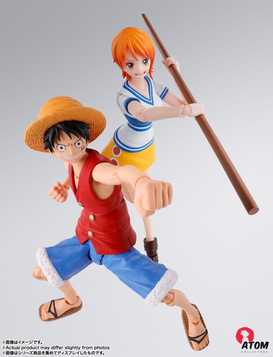 Figurine S.H. Figuarts - Monkey D. Luffy Romance Dawn - One Piece (15cm). Bandai Tamashii Nations – Image 5