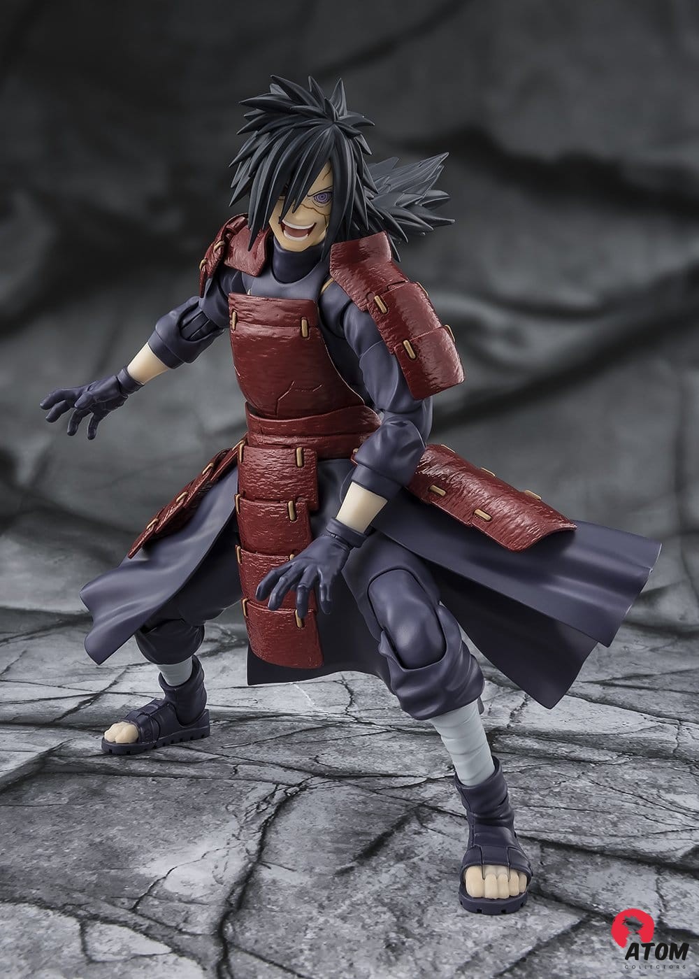 Figurine S.H. Figuarts - Naruto - Figurines Madara Uchiha Legend of Darkness - (17 cm) . Bandai Tamashii Nations – Image 3