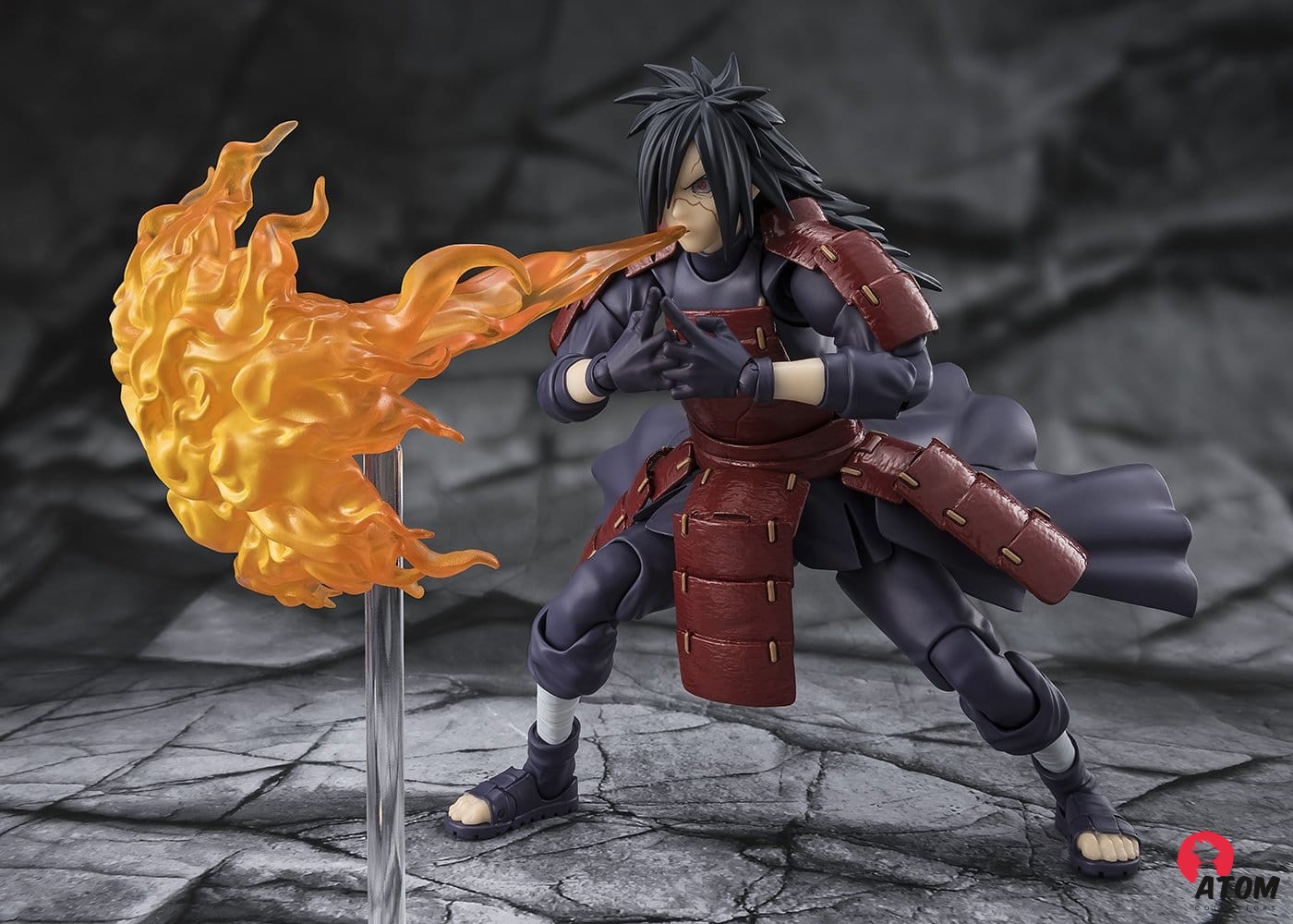 Figurine S.H. Figuarts - Naruto - Figurines Madara Uchiha Legend of Darkness - (17 cm) . Bandai Tamashii Nations – Image 4