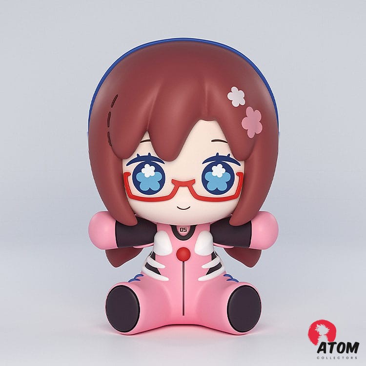 Rebuild of Evangelion figurine Chibi Huggy Good Smile Mari Illustrious Makinami: Plugsuit Ver. (7 cm) - Good Smile Company