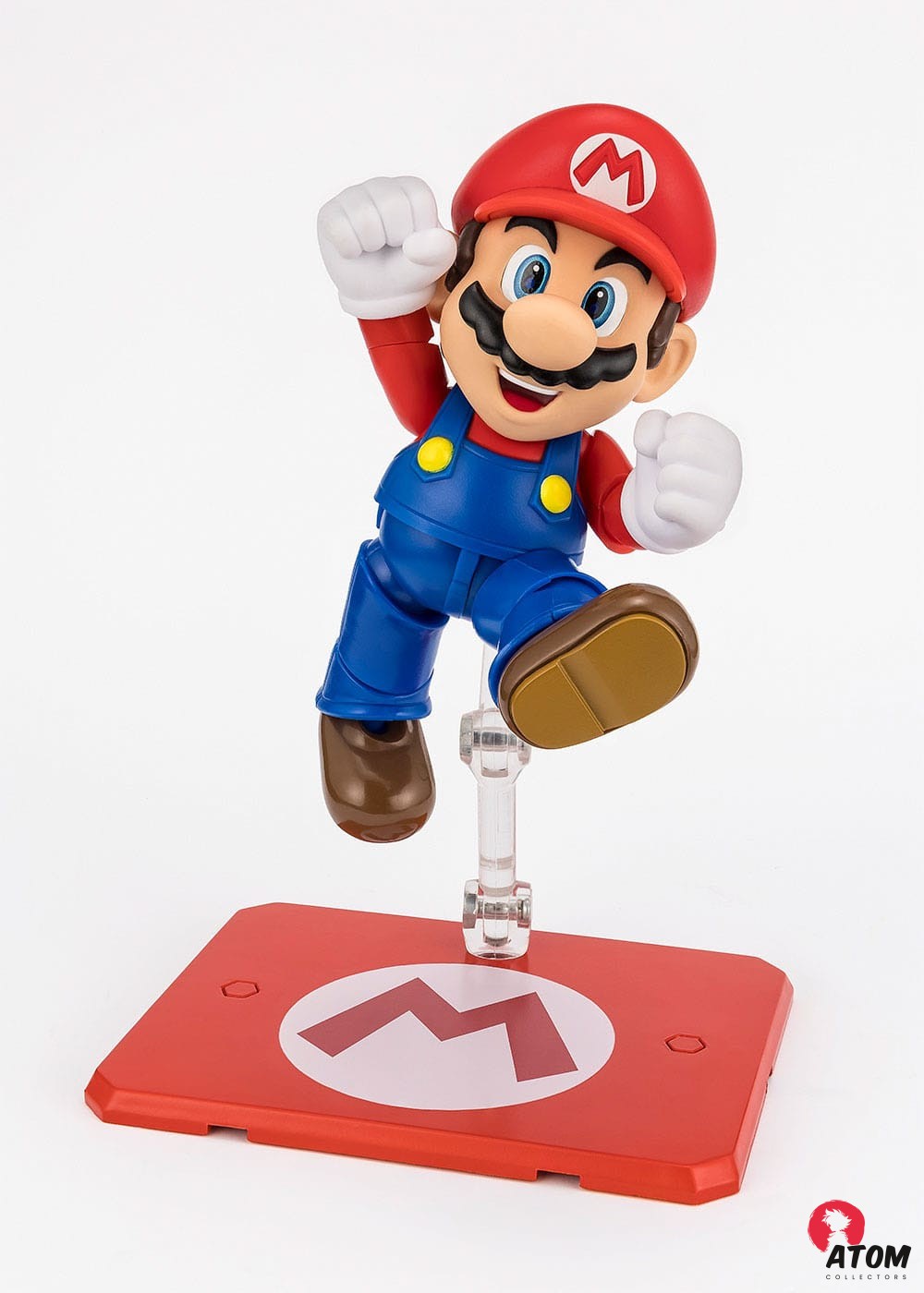 Figurine S.H. Figuarts - Super Mario - Figurine Mario - (10 cm) . Bandai Tamashii Nations – Image 4