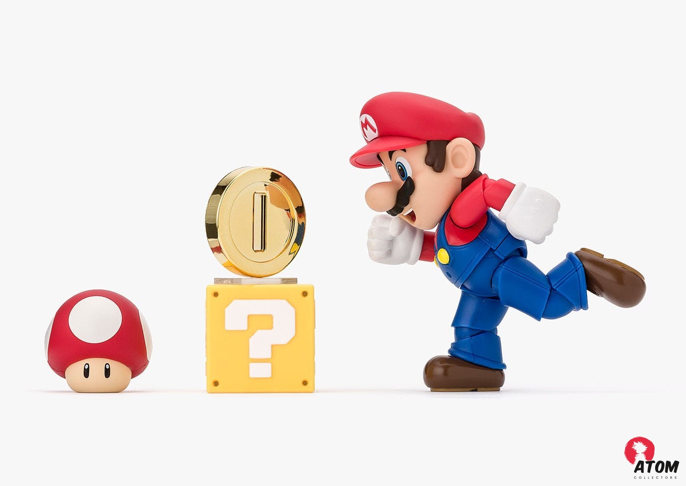 Figurine S.H. Figuarts - Super Mario - Figurine Mario - (10 cm) . Bandai Tamashii Nations – Image 2