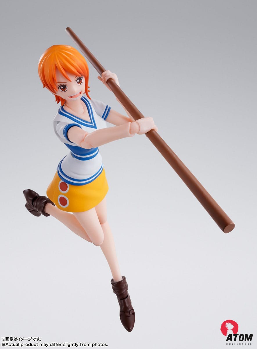 Figurine S.H. Figuarts - One Piece -Nami Romance Dawn (14 cm) . Bandai Tamashii Nations – Image 2
