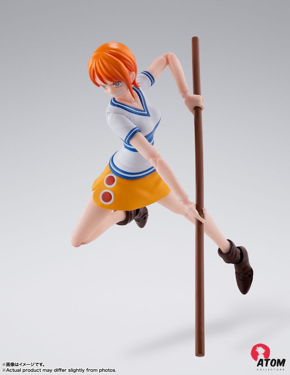 Figurine S.H. Figuarts - One Piece -Nami Romance Dawn (14 cm) . Bandai Tamashii Nations – Image 5