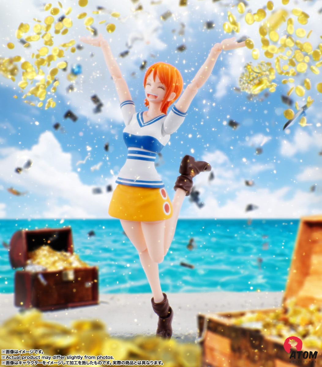 Figurine S.H. Figuarts - One Piece -Nami Romance Dawn (14 cm) . Bandai Tamashii Nations – Image 7