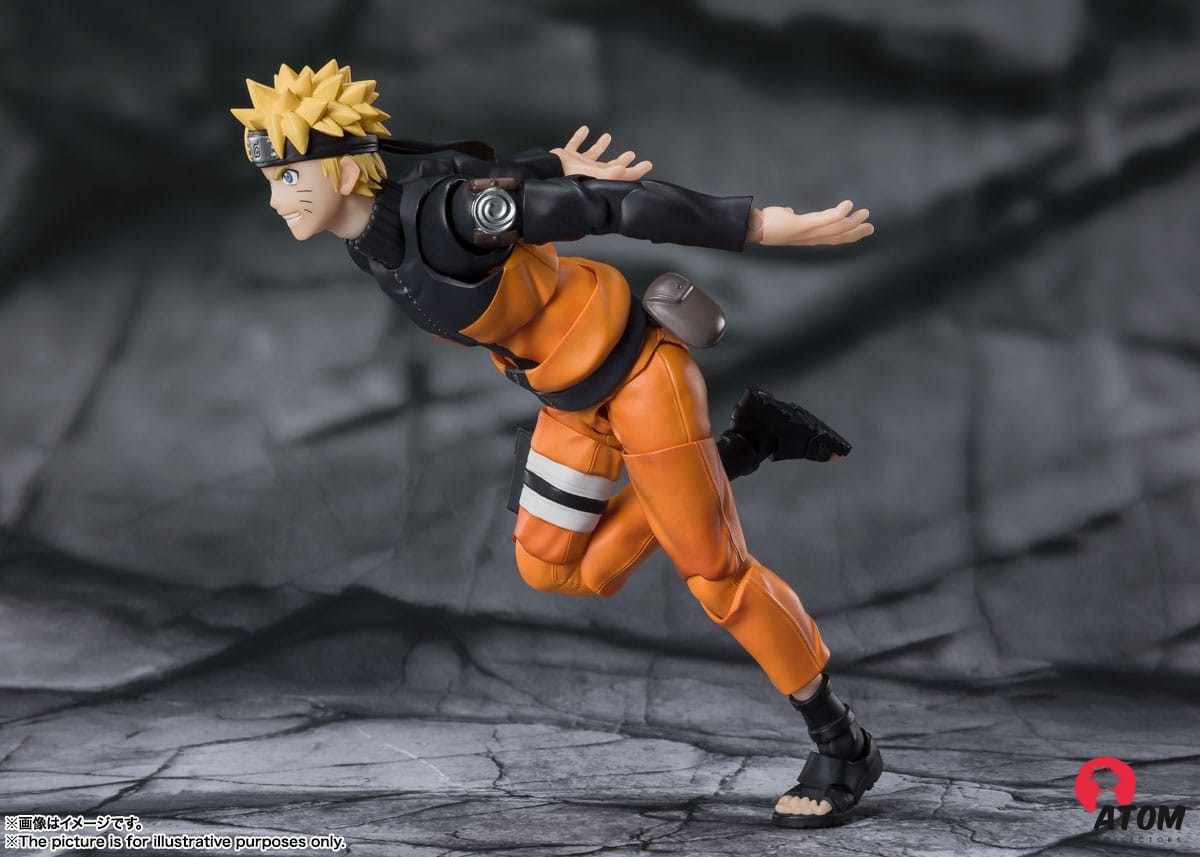 Figurine S.H. Figuarts - Naruto - Figurines Naruto Uzomaki The Jinchuriki entrusted with Hope- (15 cm) . Bandai Tamashii Nations – Image 3
