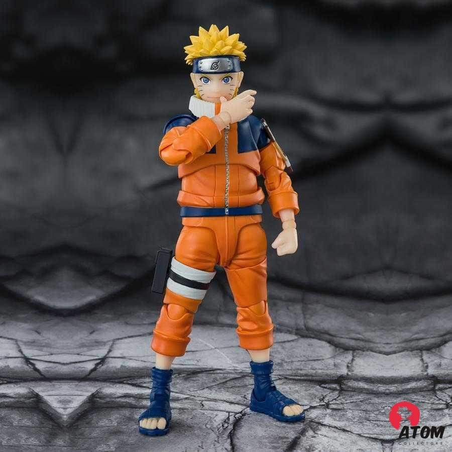 Figurine S.H. Figuarts - Naruto - Figurines Naruto Uzumaki The No.1 Most Unpredictable Ninja Reissue - (15 cm) . Bandai Tamashii Nations – Image 2