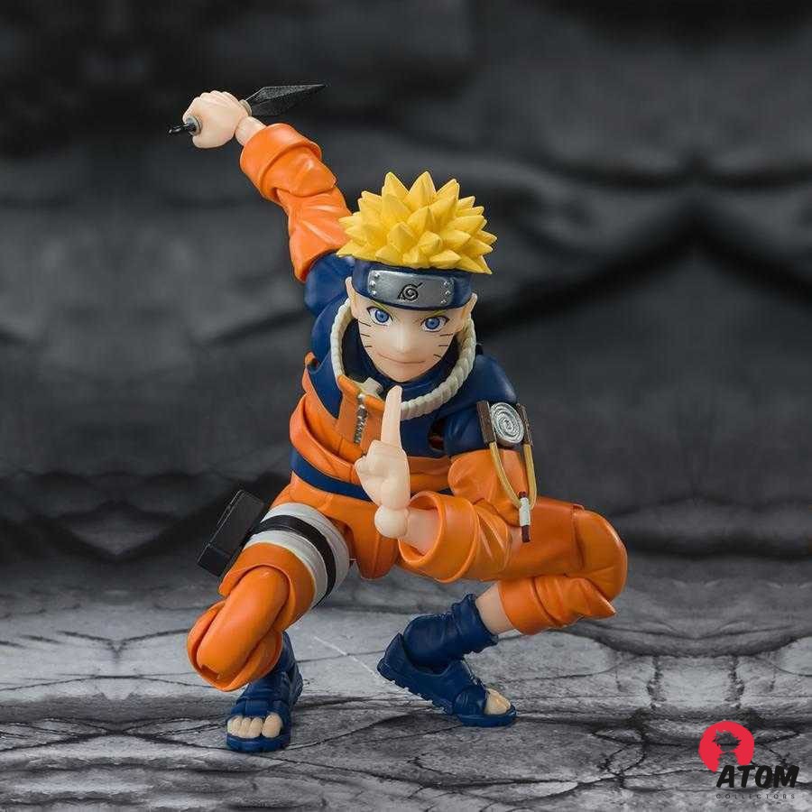 Figurine S.H. Figuarts - Naruto - Figurines Naruto Uzumaki The No.1 Most Unpredictable Ninja Reissue - (15 cm) . Bandai Tamashii Nations – Image 4