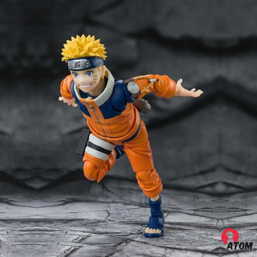 Figurine S.H. Figuarts - Naruto - Figurines Naruto Uzumaki The No.1 Most Unpredictable Ninja Reissue - (15 cm) . Bandai Tamashii Nations – Image 5