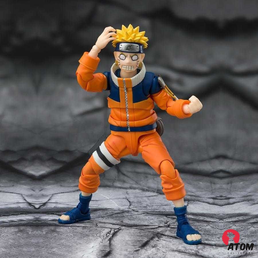 Figurine S.H. Figuarts - Naruto - Figurines Naruto Uzumaki The No.1 Most Unpredictable Ninja Reissue - (15 cm) . Bandai Tamashii Nations – Image 7