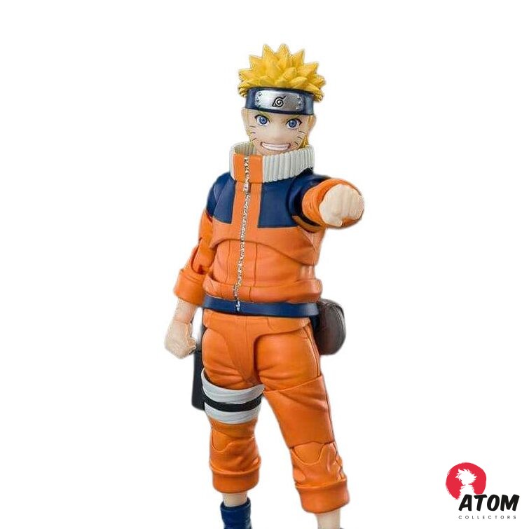 Figurine S.H. Figuarts - Naruto - Figurines Naruto Uzumaki The No.1 Most Unpredictable Ninja Reissue - (15 cm) . Bandai Tamashii Nations