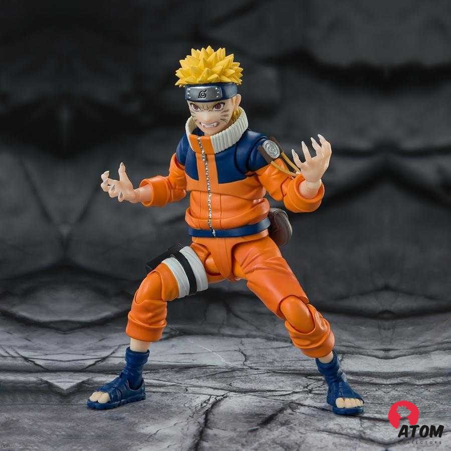 Figurine S.H. Figuarts - Naruto - Figurines Naruto Uzumaki The No.1 Most Unpredictable Ninja Reissue - (15 cm) . Bandai Tamashii Nations – Image 3